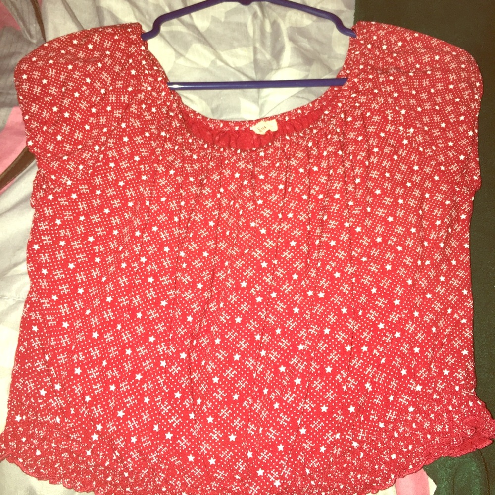 Hollister off the shoulder top